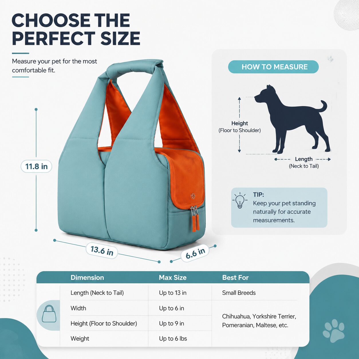 Two-Tone Side-Opening Pet Shoulder Carrier