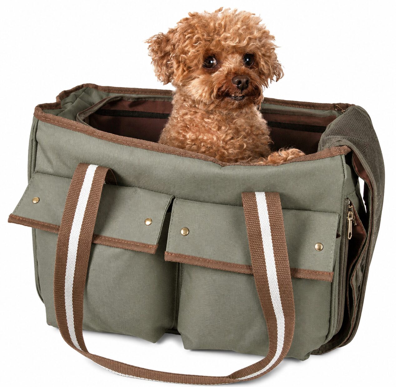 Utility Pocket Pet Travel Shoulder Tote