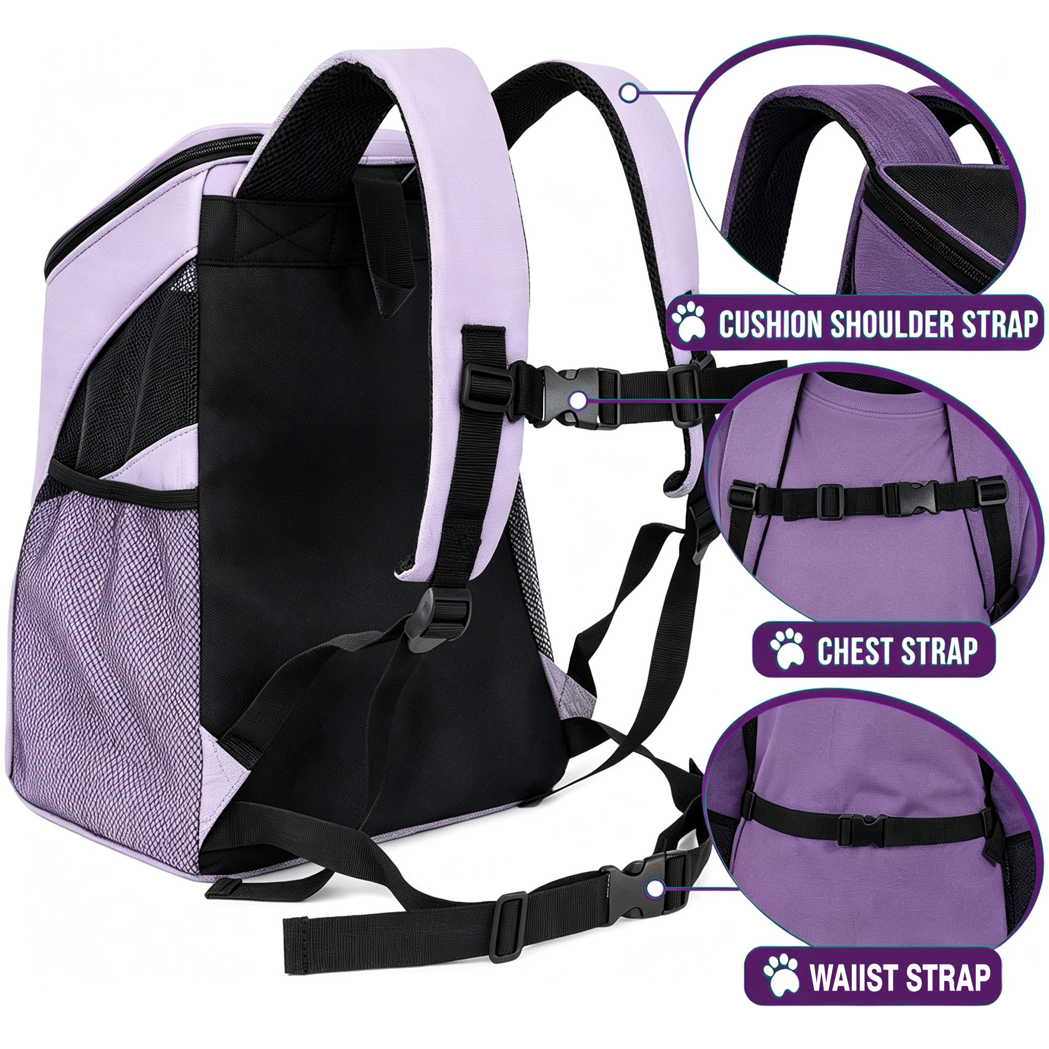 Ventilated Outdoor Pet Carrier Backpack