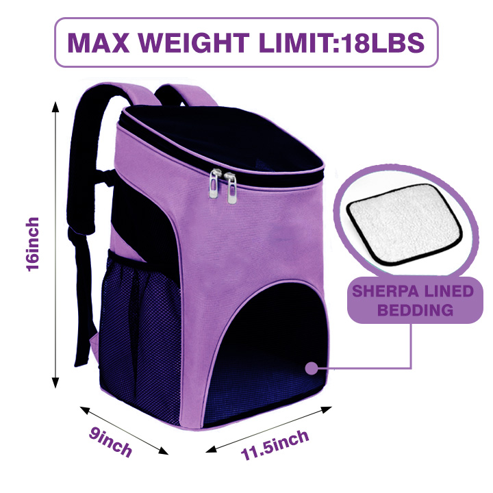 Ventilated Outdoor Pet Carrier Backpack