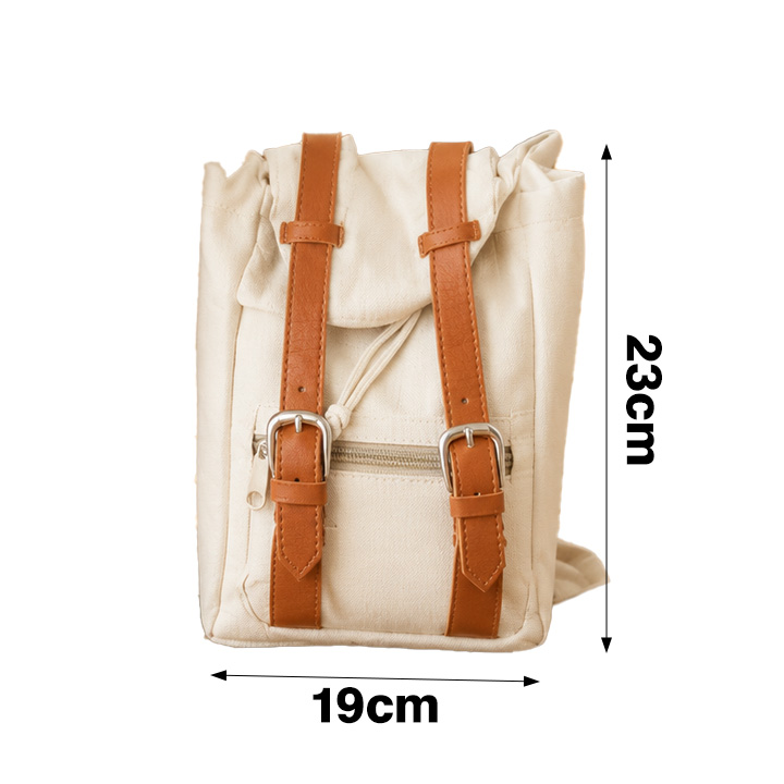 Vintage-Style Small Dog Walking Backpack