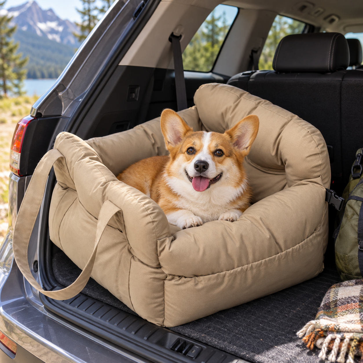 Waterproof Handheld Car Dog Bed