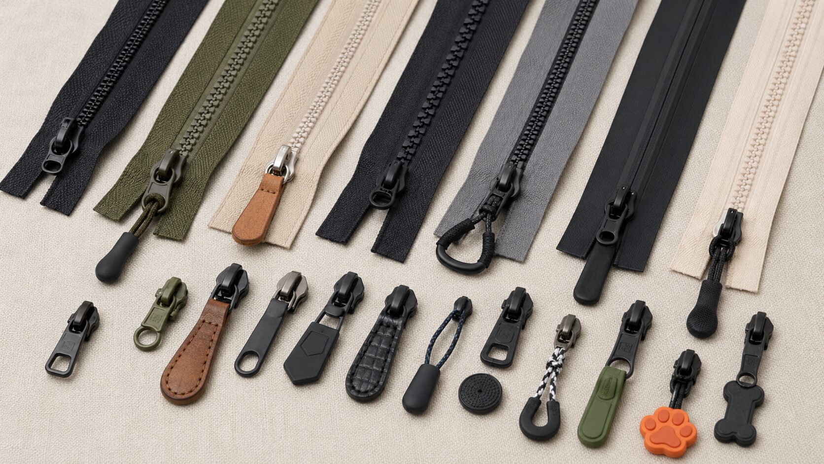 Zipper and Custom Puller-pet accessories