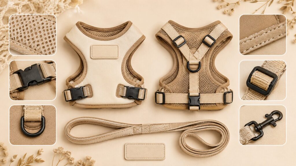 custom dog harness and leash