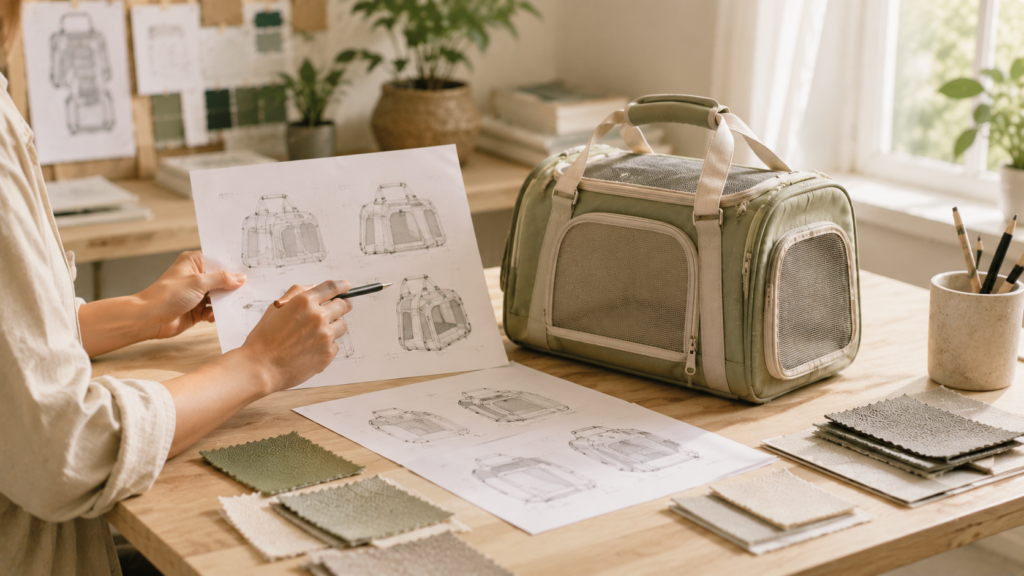 recycled pet carrier materials