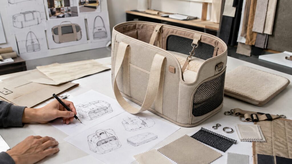 Open-Air Convenience: Engineering a High-Demand Pet Carrier Tote Bag