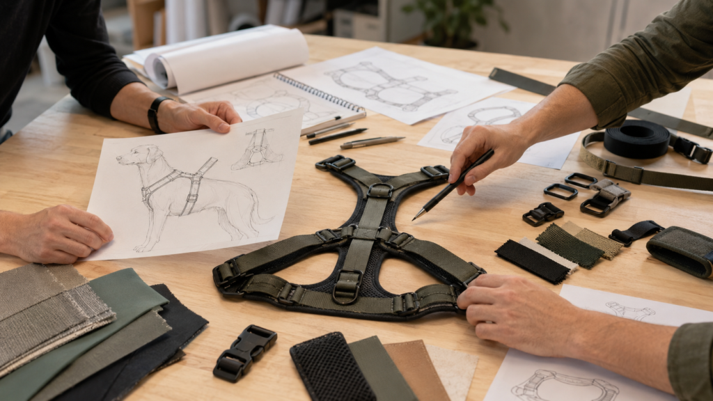 Product Roadmap Architecture for a Startup Pet Brand Harness Line