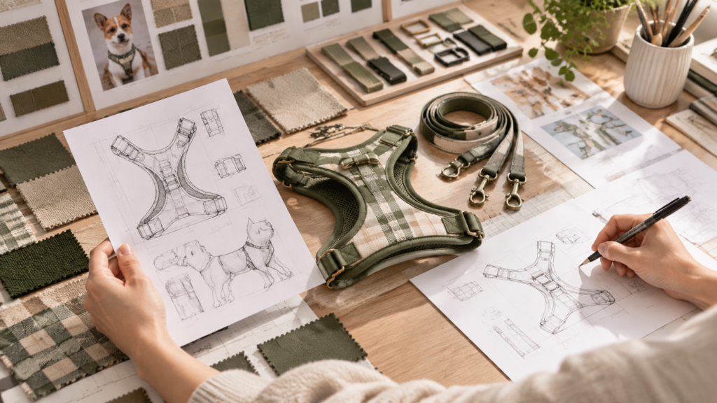 printed pet harness