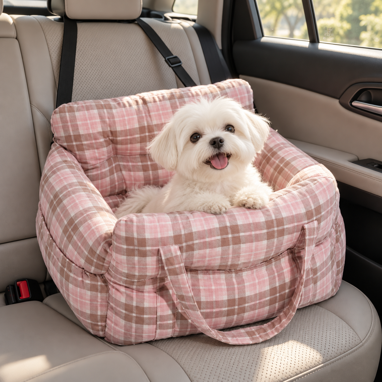 Checkered Hand-Held Car Carrier