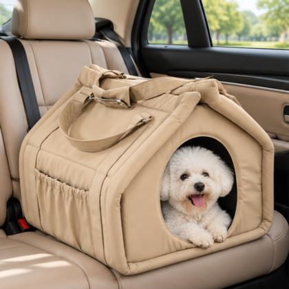 Collapsible Dog Car House